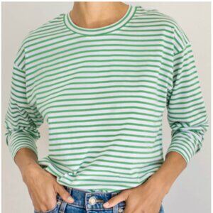AYR French Fry Long Sleeve Shirt Green Stripe